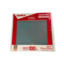 Cromus Folha Transparente para Brownie 20cm x 20cm Contém 100 Unidades