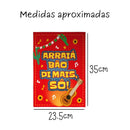 Ideia Kit Decoração com Cartazes Nosso Arraiá ID6031 com 4 Unidades